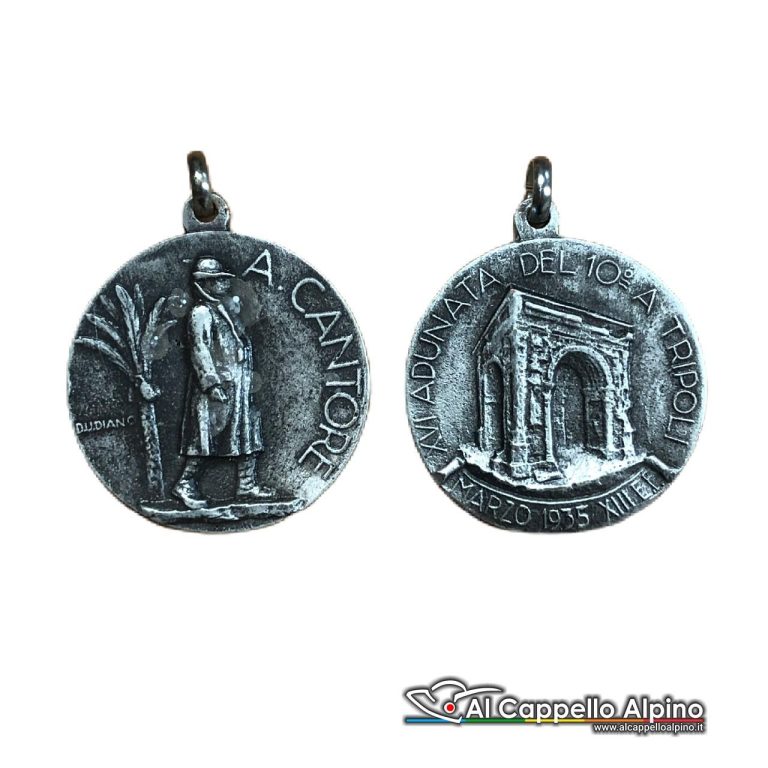 Mead1935bis Medaglia 16 Adunata Nazionale Alpini Tripoli 1935