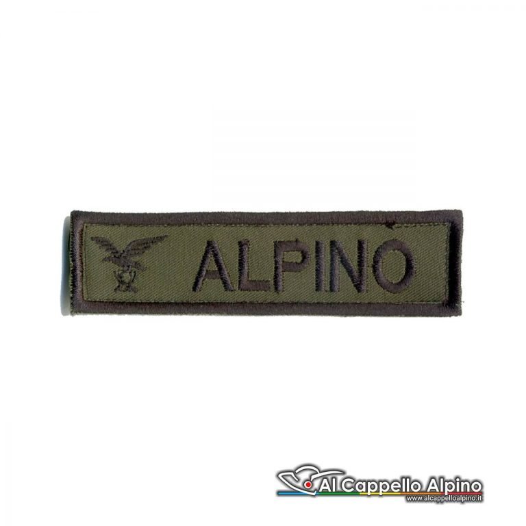 Topno0021 Patch Nome Fregio Alpino Od