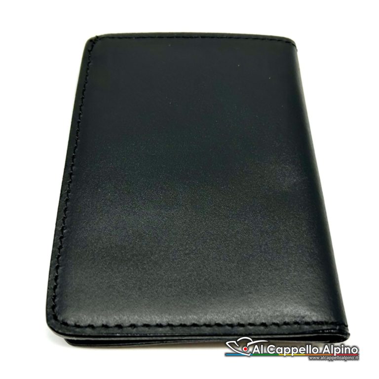 1wd99n Portatesserino Portafoglio Vega Holster 1wd99 Nero Pelle Guardia Di Finanza Senza Placca Retro