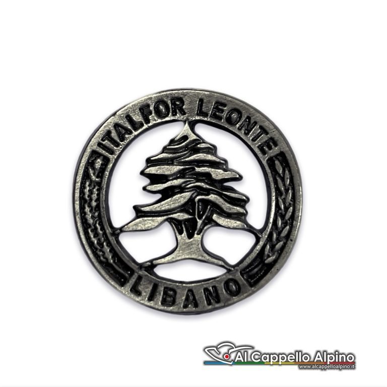 Mr055 Distintivo Ricordo Fav Italfor Leonte Libano D 23 Cm
