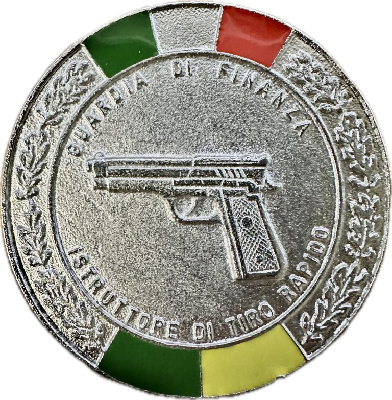 Dgf0009 Istruttore Di Tiro Rapido Argento Guardia Di Finanza