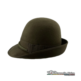 Sh0003 Cappello Alpino Sebastiani Tirato, Da Graduato, Feltro Di Lana (4)