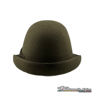 Sh0003 Cappello Alpino Sebastiani Tirato, Da Graduato, Feltro Di Lana (5)