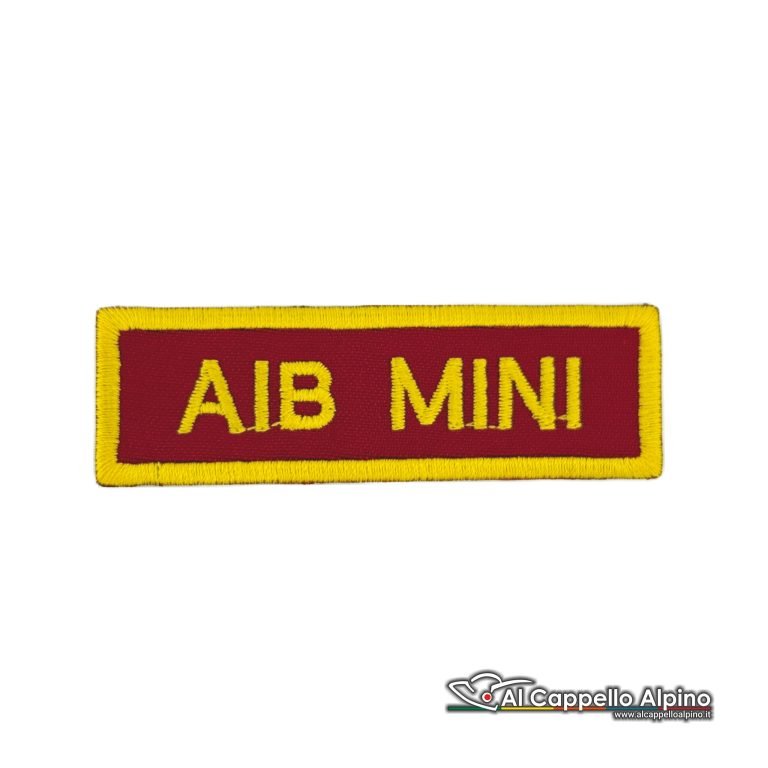 Topno0121 M Patch Nome Aib Piemonte Mini