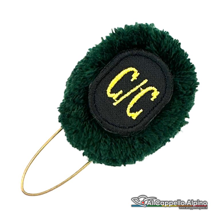 Nap0050 Nappina Cappello Alpino Aca Verde Ovale Nero Cc Batteria Controcarri Lana