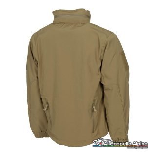 03415r Giacca Softshell Mfh Scorpion Coyote Tan Impermeabile 8000mm Traspirabile 5000 Mvp Retro