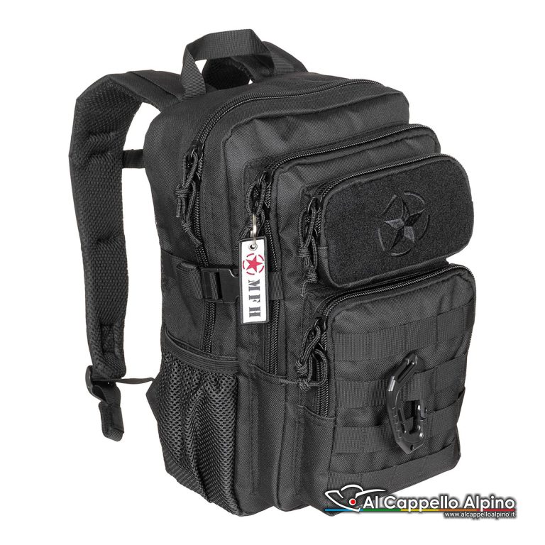 30330a Zaino Mfh Assault Youngster Nero 15 Lt 23 37 22 Cm