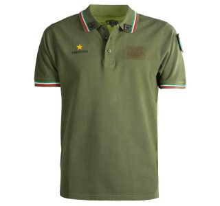 Opt 18299 02 Polo Openland Esercito Italiano St 1471 Od, 100% Polipropilene, Areazione Ascellare